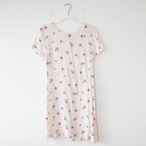 Free People Rose Bud Short Sleeve Mini Dress Size 10